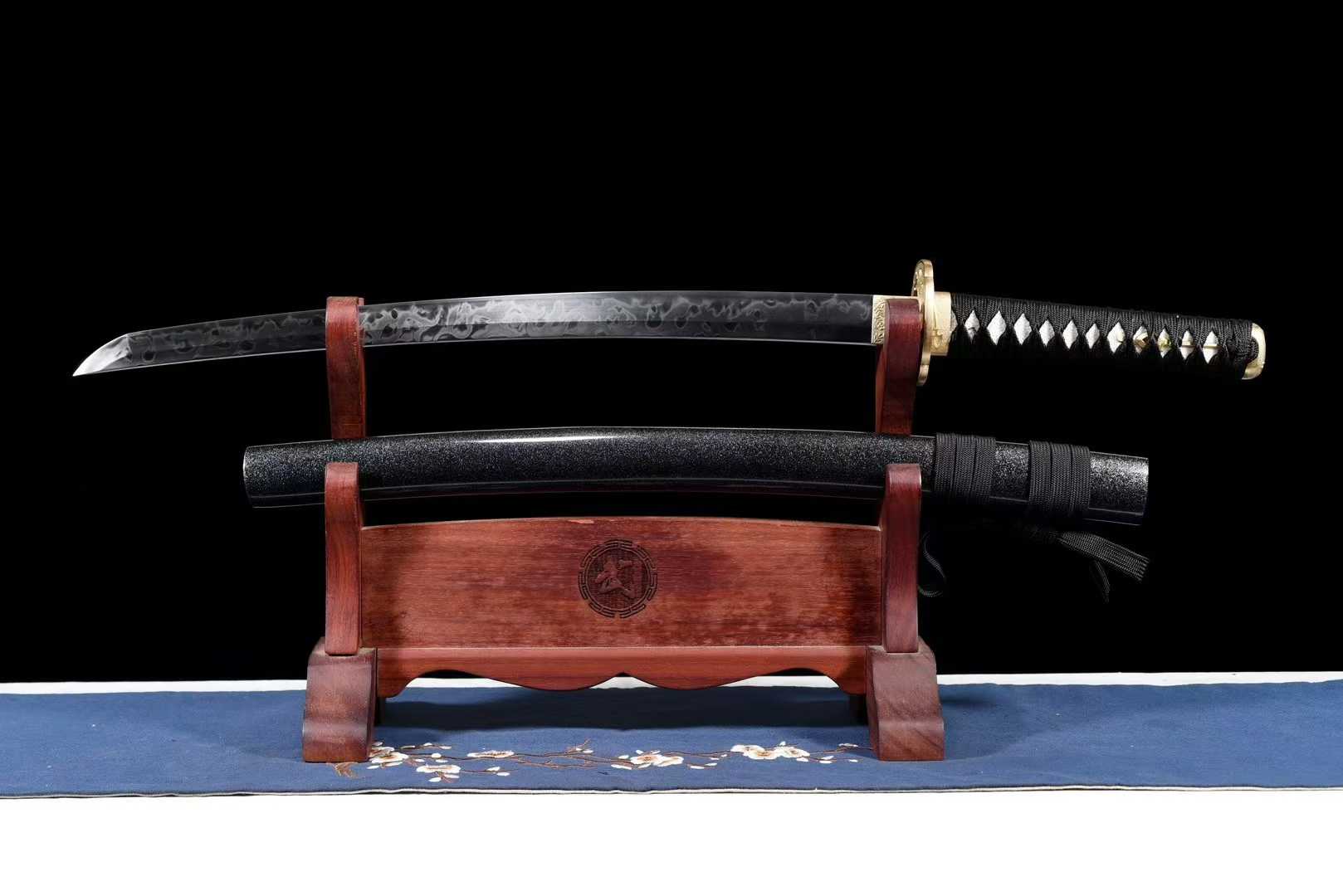 Kiếm Nhật Wakizashi T10 – Phiên bản Gương Bóng Toàn Sống Lưỡi
